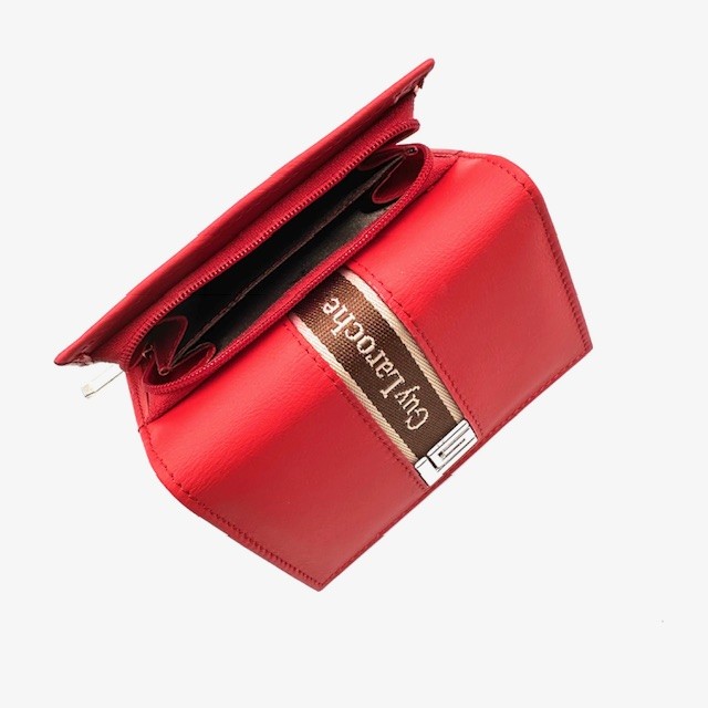 Πορτοφόλι Γυναικείο Δέρμα Κόκκινο GUY LAROCHE - Image 4