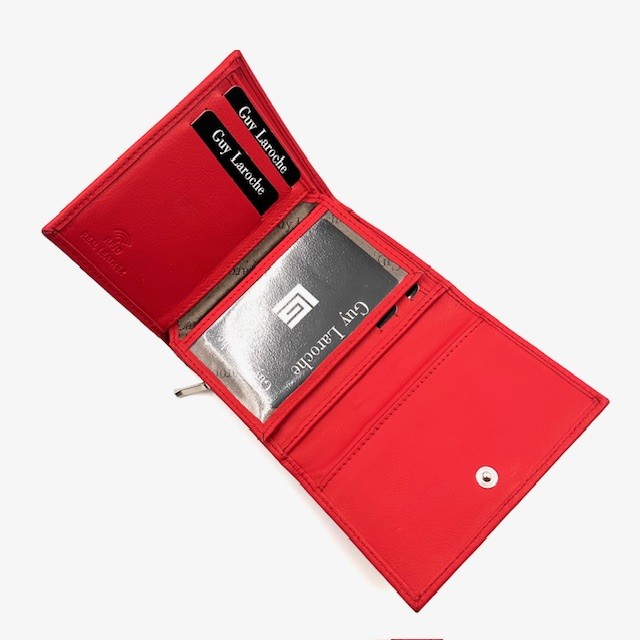Πορτοφόλι Γυναικείο Δέρμα Κόκκινο GUY LAROCHE - Image 6