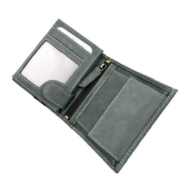 Πορτοφόλι Ανδρικό Δέρμα Πράσινο G LEATHER - Image 4